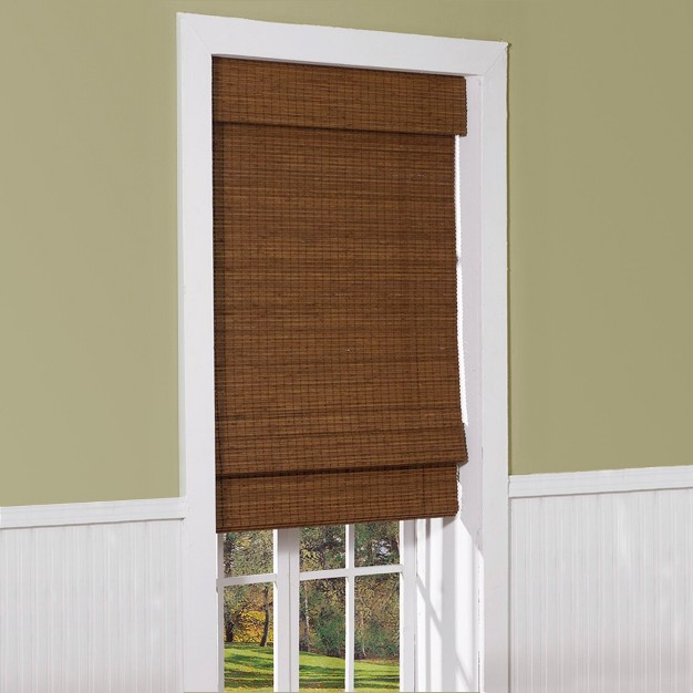 Radiance Cape Cod 27 in Cordless Maple Roman Shade