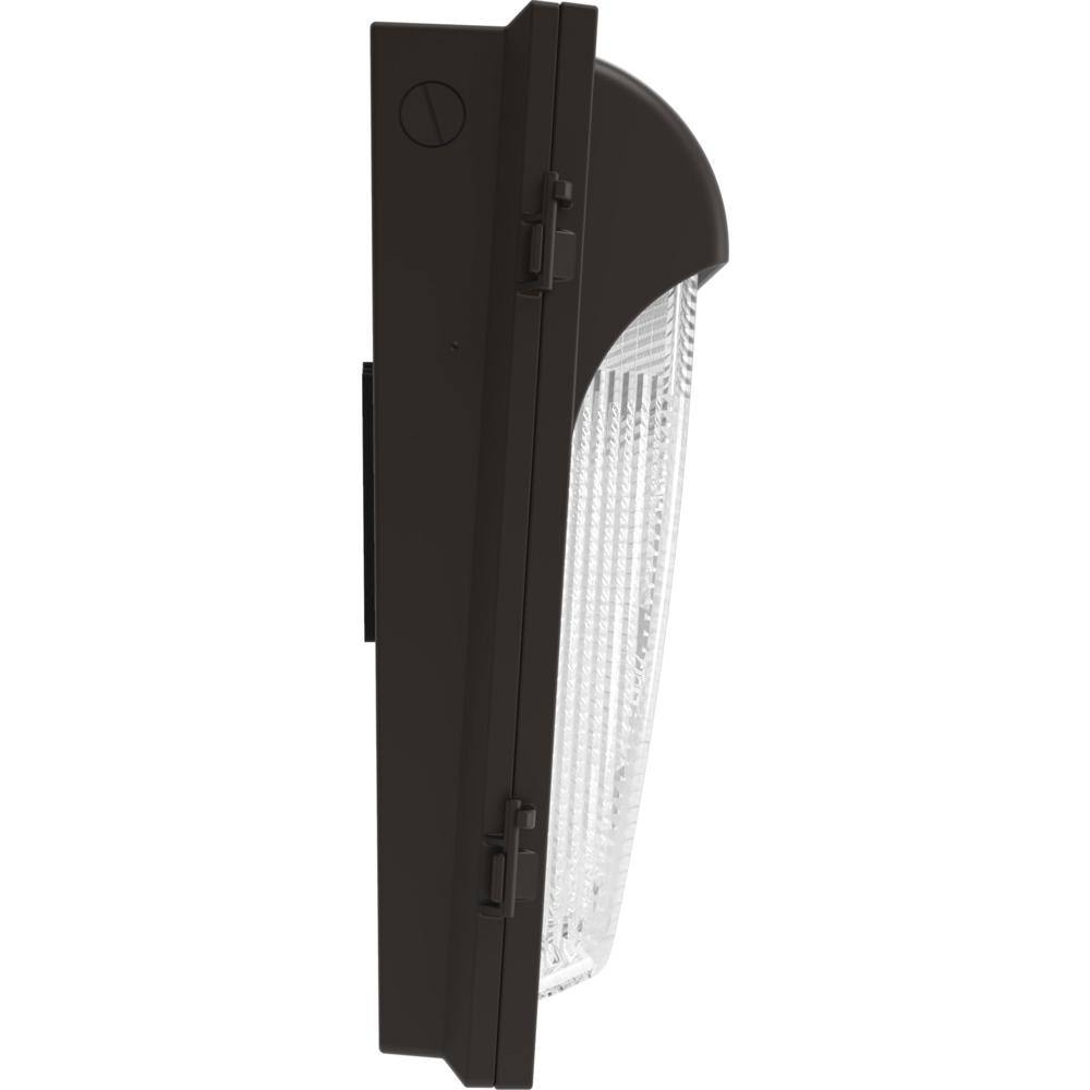 Lithonia Lighting Contractor Select 400-Watt Equivalent Integrated LED Dark Bronze Wall Pack Light Adjustable Lumen Output 4000K TWX3 LED ALO 40K MVOLT DDBTXD