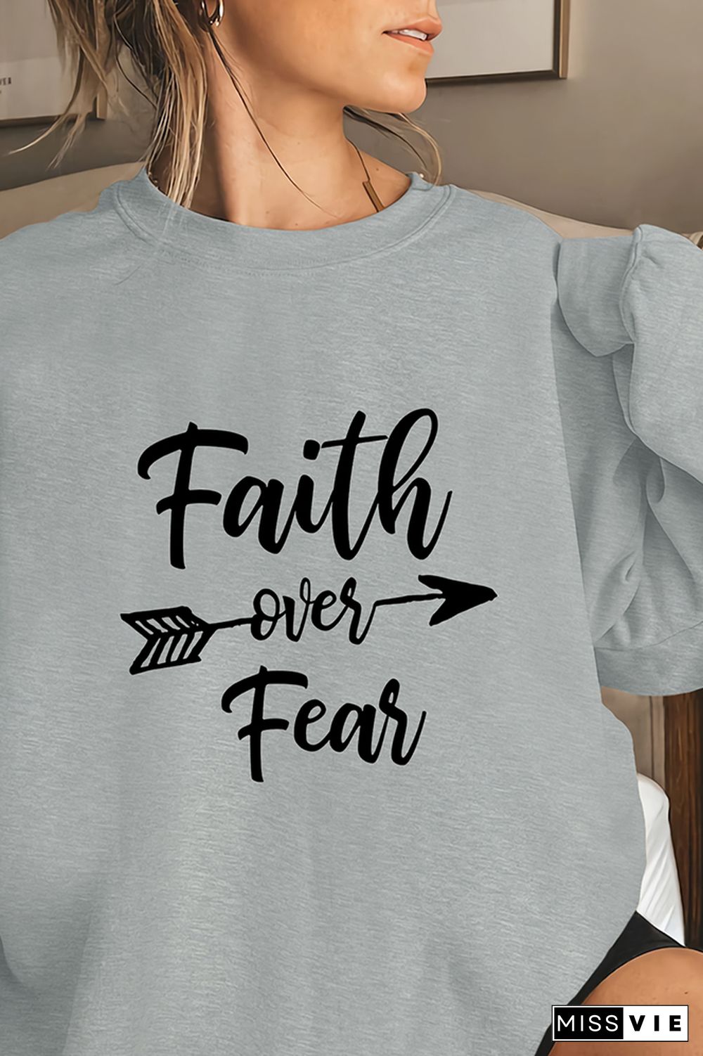 Faith over Fear Sweatshirt Wholesale