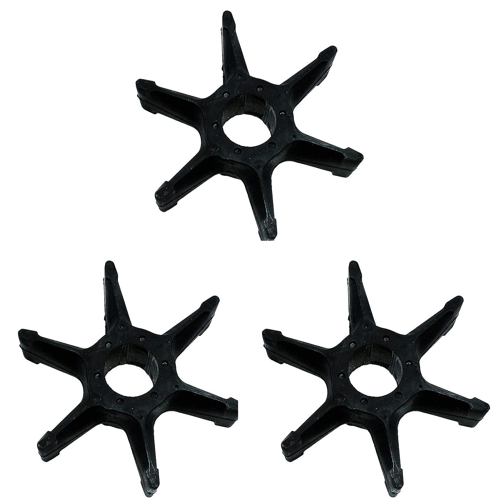 3x Water Pump Impeller 6f5-44352-00 6 Blades For 40hp Outboard Motor