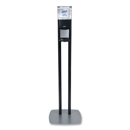 Gojo Purell ES8 Hand Sanitizer Floor Stand with Dispenser | 1，200 mL， 13.5 x 5 x 28.5， Graphite