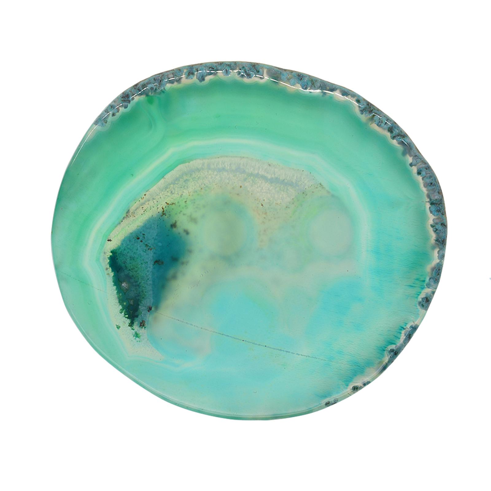 Set of 2 Slices Geode ，Beverage Coasters Cup Mat，Irregular