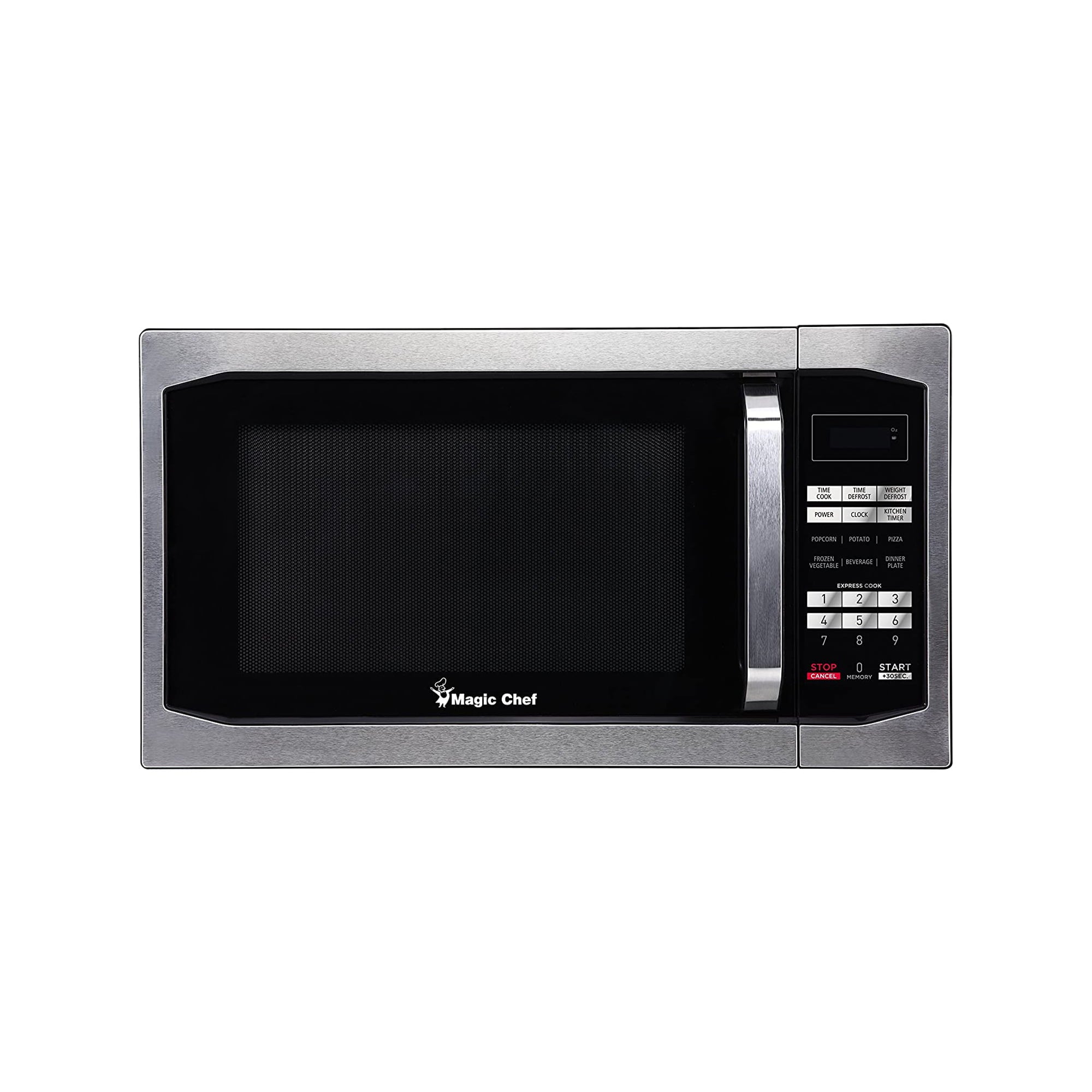 Magic Chef 1.6 Cu. Ft. 1100W Countertop Microwave Oven with Stylish Door Handle