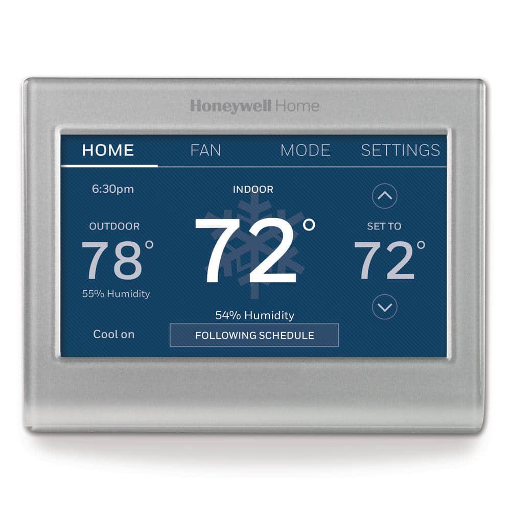 Honeywell Home WiFi Smart Color 7Day Programmable Smart Thermostat with ColorChanging Touchscreen Display