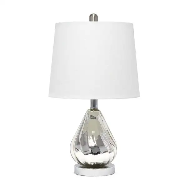 Lalia Home Kissy Pear Table Lamp with Fabric Shade