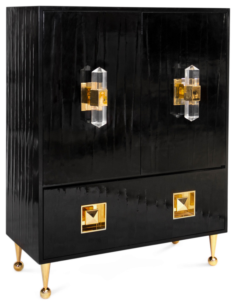 Crawford Cabinet   Midcentury   Accent Chests And Cabinets   by Jonathan Adler  Houzz