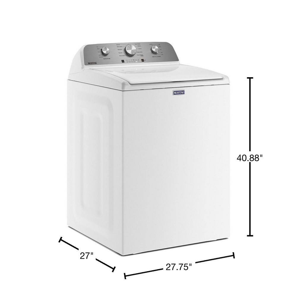 Maytag 4.5 cu. ft. Top Load Washer in White MVW4505MW