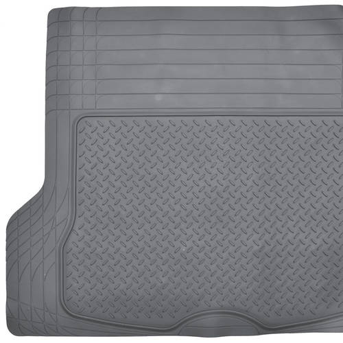 Motor Trend Heavu Duty Floor Mats for Car SUV Truck with Cargo Trunk Mat， 100 Percent Odorless， Clean Rubber， Black Beige Gray