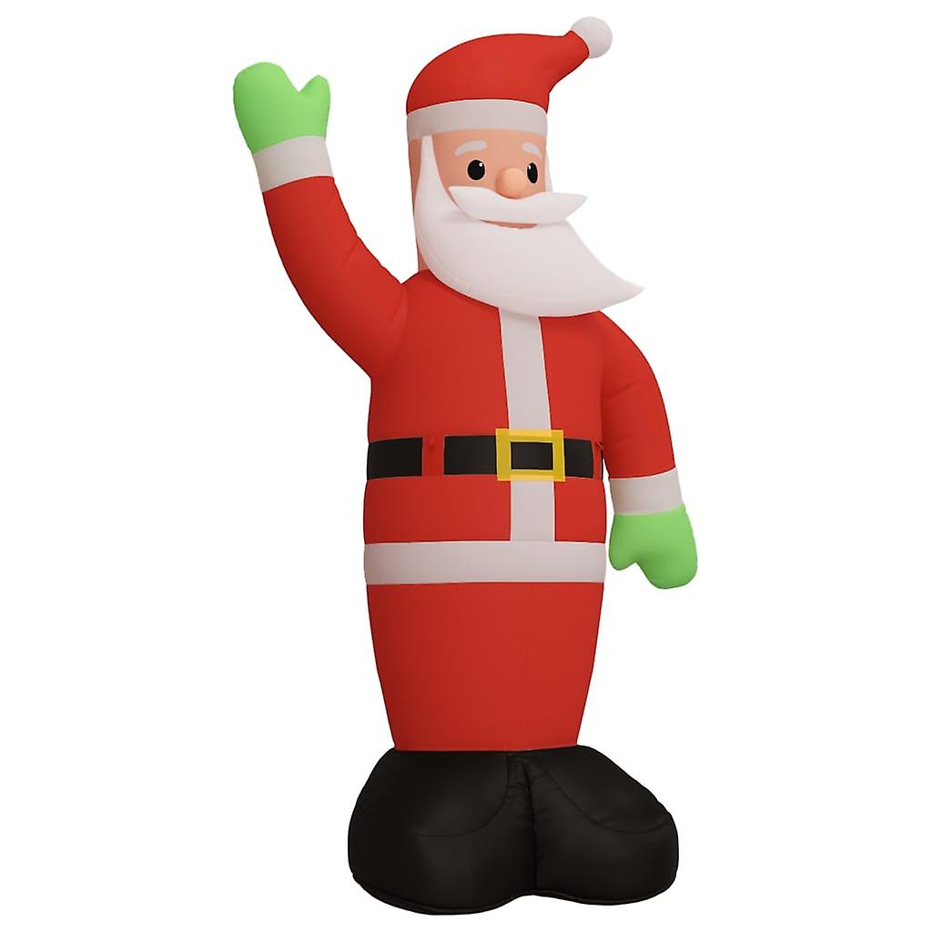 Vidaxl Christmas Inflatable Santa Claus With Leds 145.7