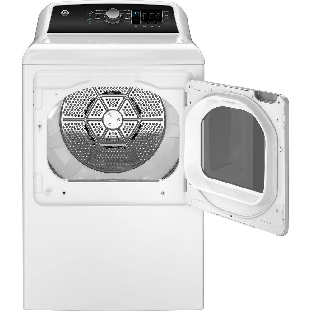 GE 7.4 cu. ft. Gas Dryer with Sensor Dry in White GTD58GBSVWS