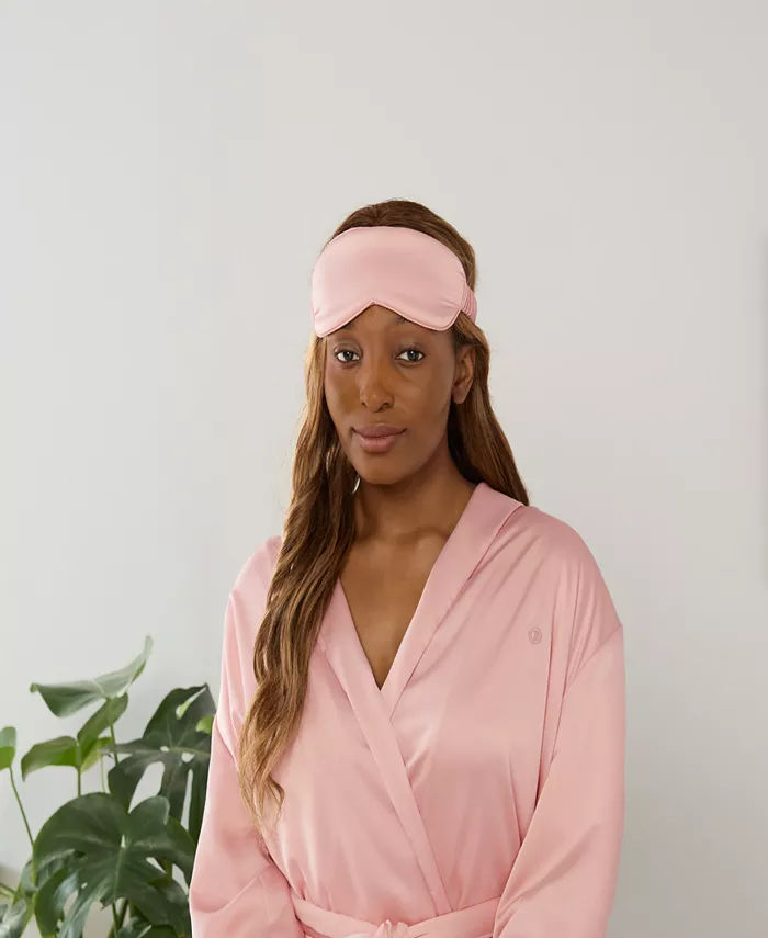 Clean Design Home x Martex Satin Robe and Eyemask Gift Set