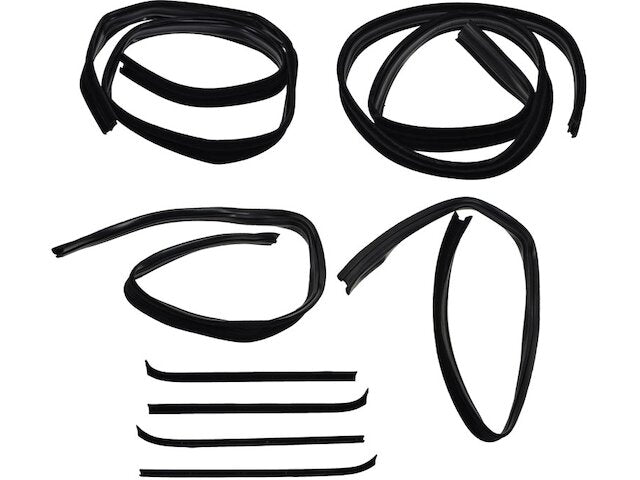 Door Window Belt Weatherstrip Kit - 8 Piece - Compatible with 1973 - 1979 Ford F-250 1974 1975 1976 1977 1978