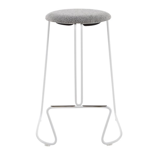 Strick and Bolton Anya Counter Stool in White Metal - Set of 2