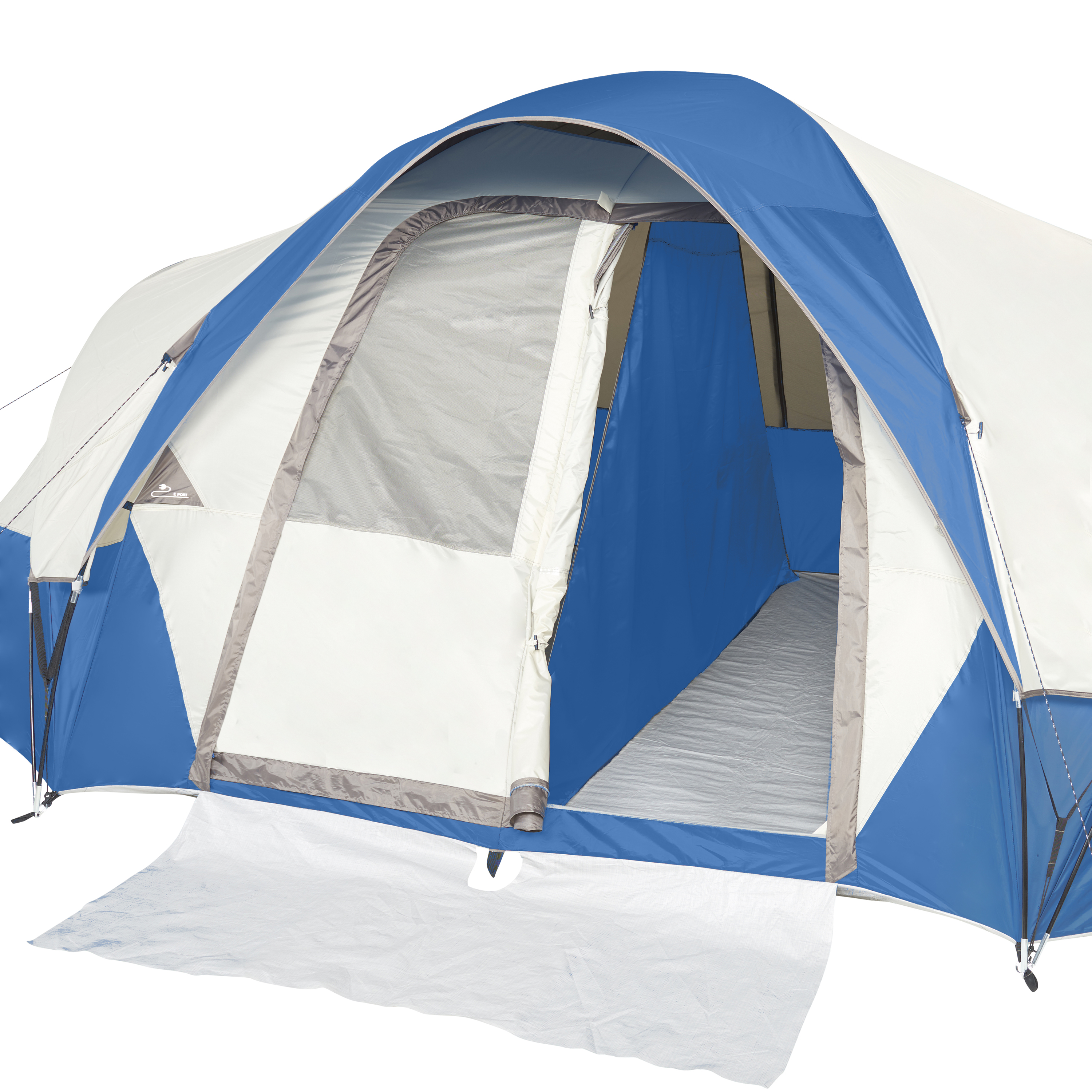 Wenzel Pinyon Blue 10-Person Cabin Tent， 18'x10'