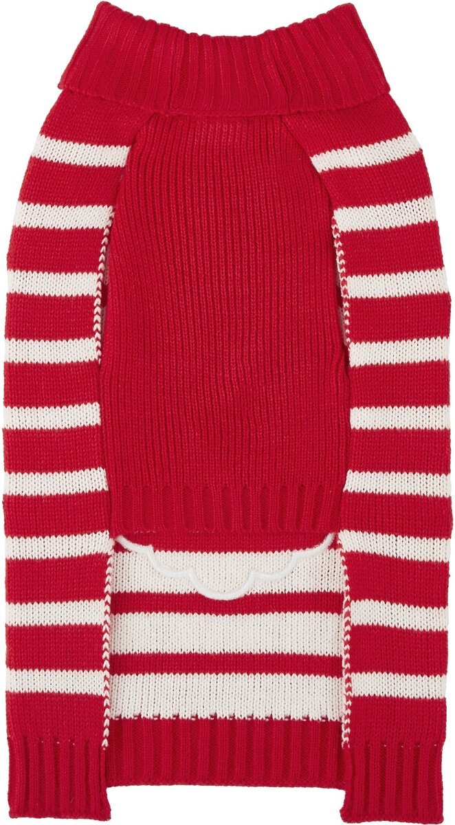 Frisco Striped Santa Dog and Cat Christmas Sweater