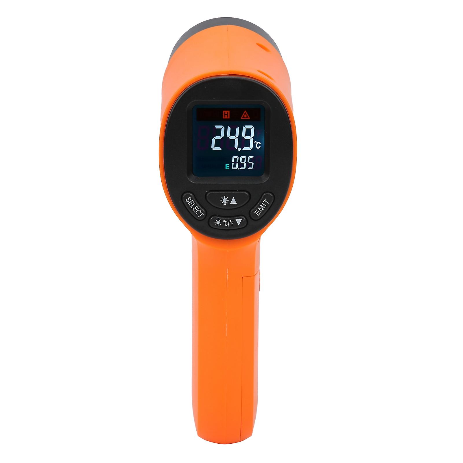 Temperature Measuring Gun Noncontact Infrared Portable Handheld Thermometer Hw550orange