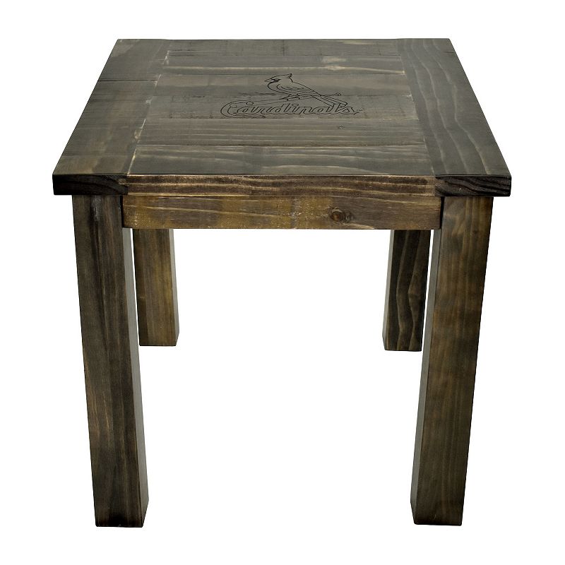 St. Louis Cardinals Reclaimed Side Table