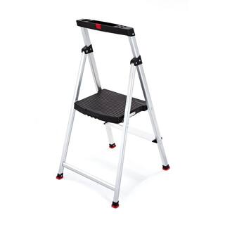 Rubbermaid 2-Step Aluminum Step Stool with 225 lb. Load Capacity Type II Duty Rating RMA-2-COM