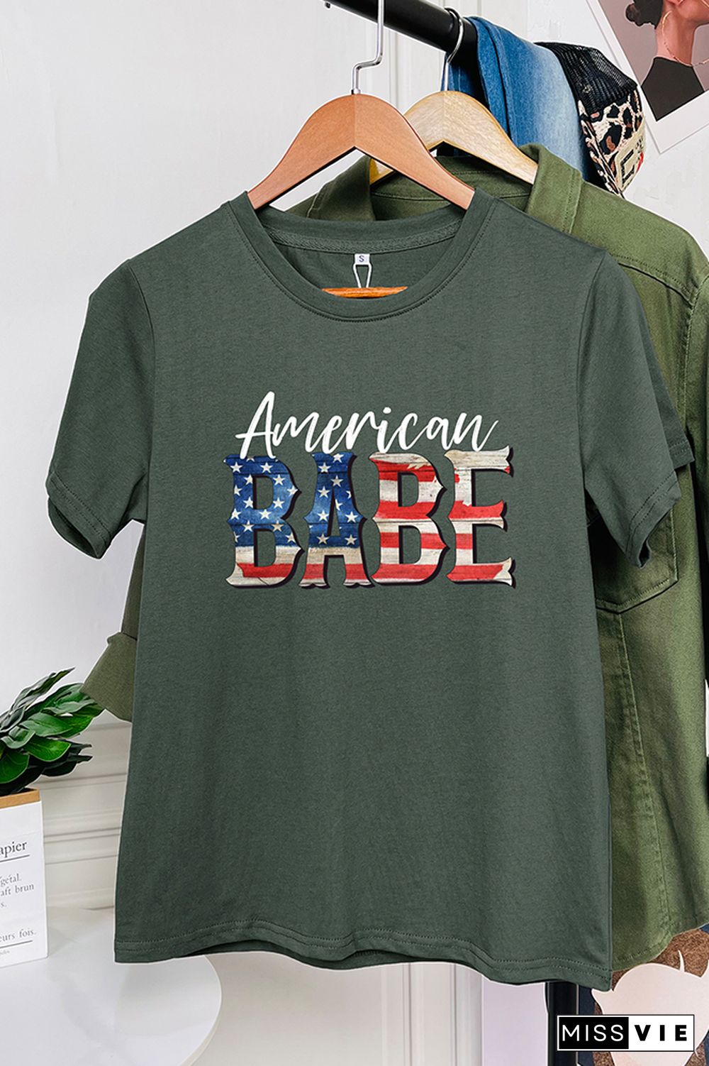 American Babe Graphic Tee Wholesale