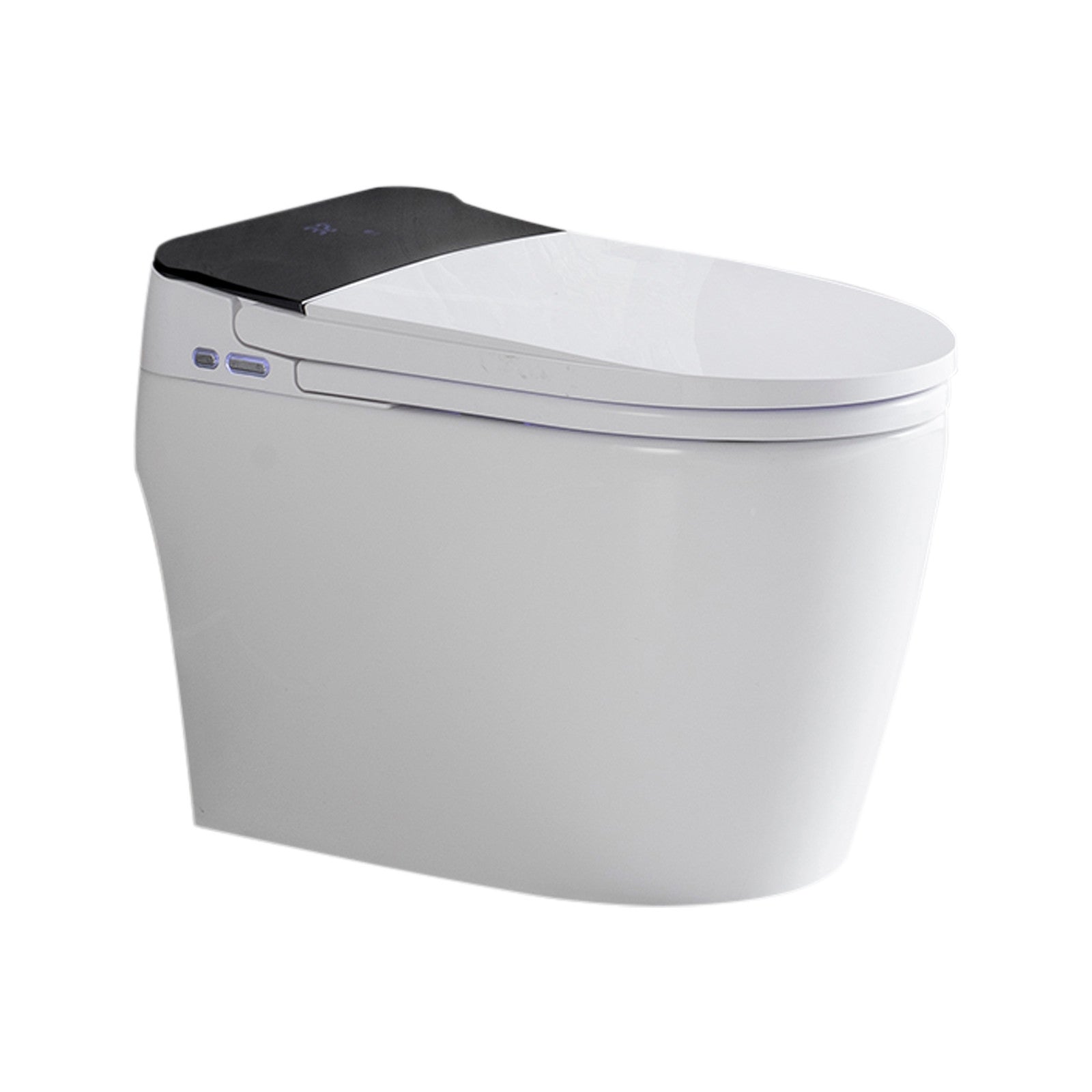 Elongated One-Piece Smart Toilet With Advance Bidet And Soft Closing Seat