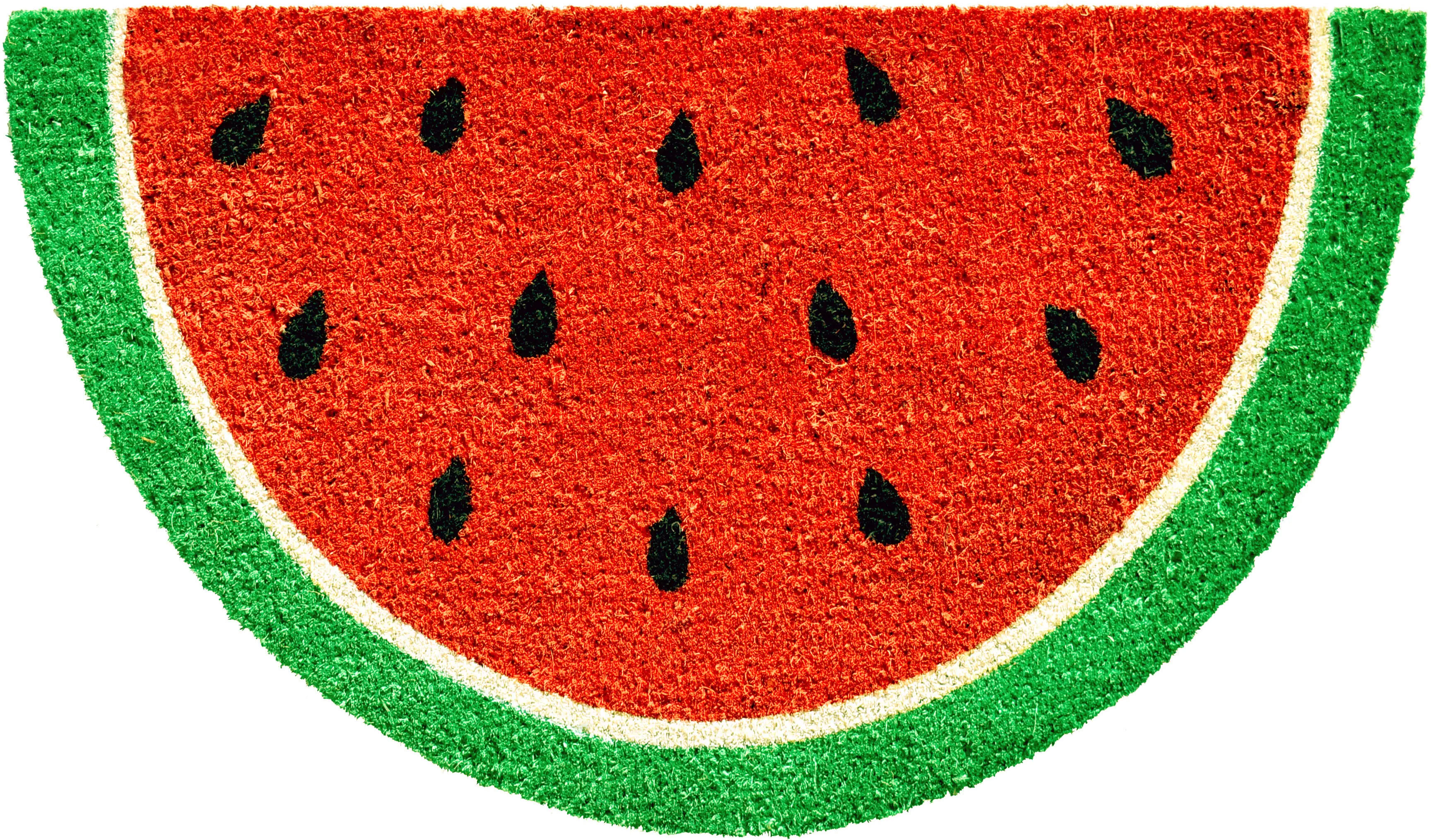 Watermelon Slice Doormat