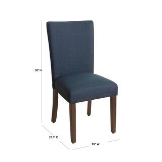 Homepop Classic Parsons Navy Blue Upholstered Dining Chair K6805-F2088