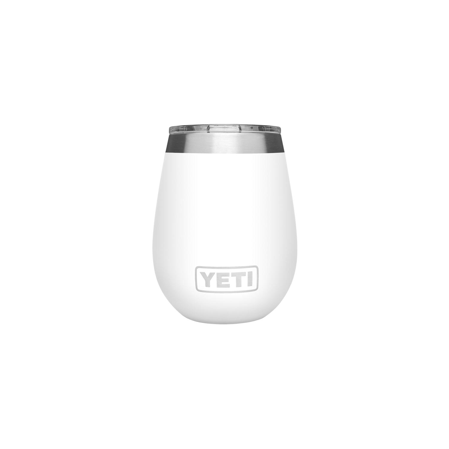 YETI Rambler 10 oz White BPA Free Wine Tumbler with MagSlider Lid