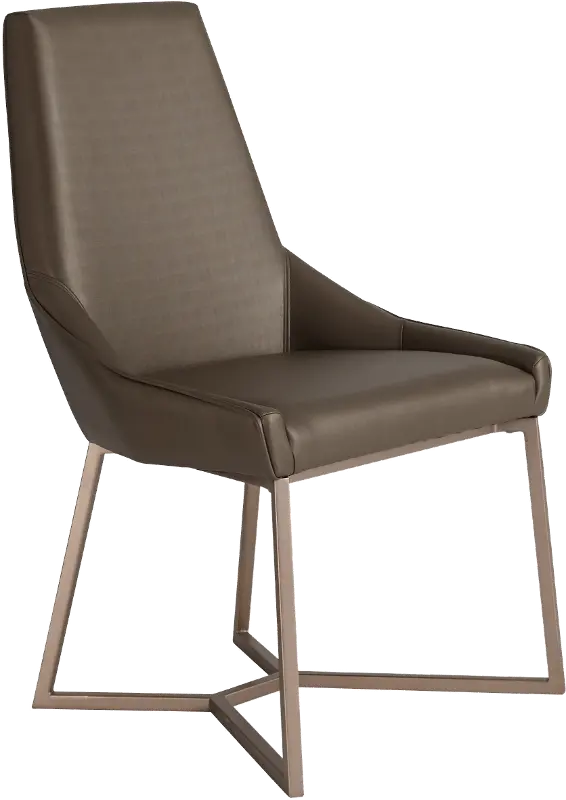 Patina Chocolate Brown Upholstered Dining Chair