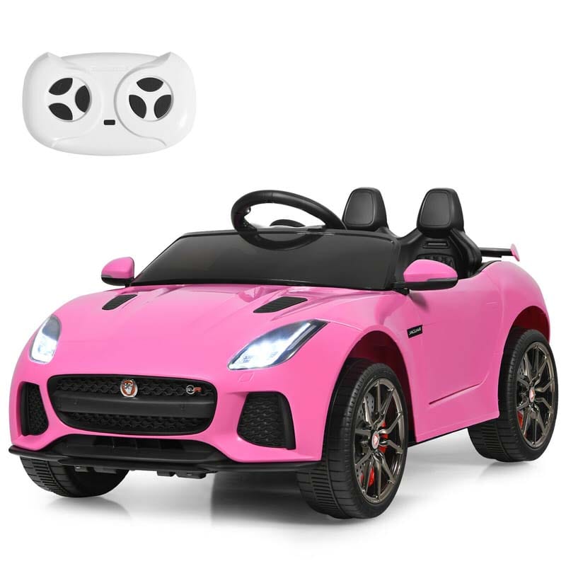 12V Jaguar F-Type SVR Licensed Kids Ride On Car, Battery Powered Riding Toy Car with Remote Control