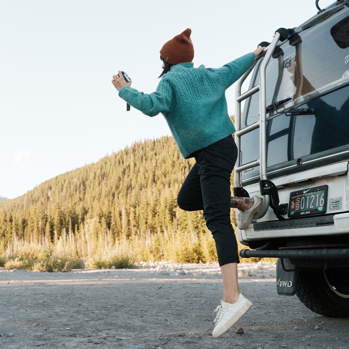 Alberta Knitted Jumper - Ocean Green