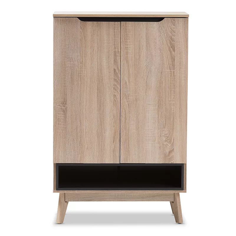 Baxton Studio Fella Shoe Cabinet