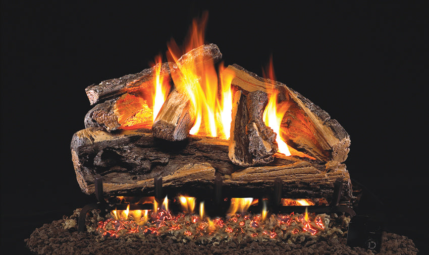 Real Fyre Rugged Split Oak Designer 18- 30 Gas Log/Burner Kit