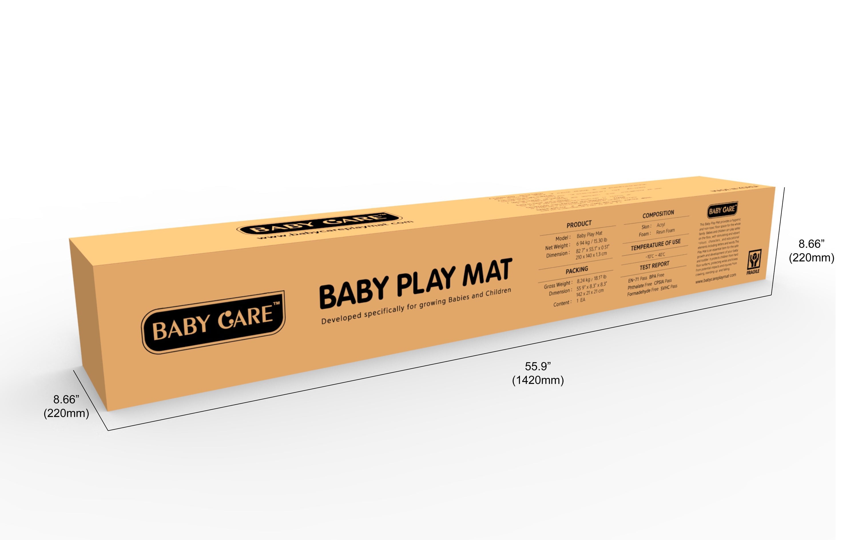 Baby Care Let's Go Camping Baby Playmat