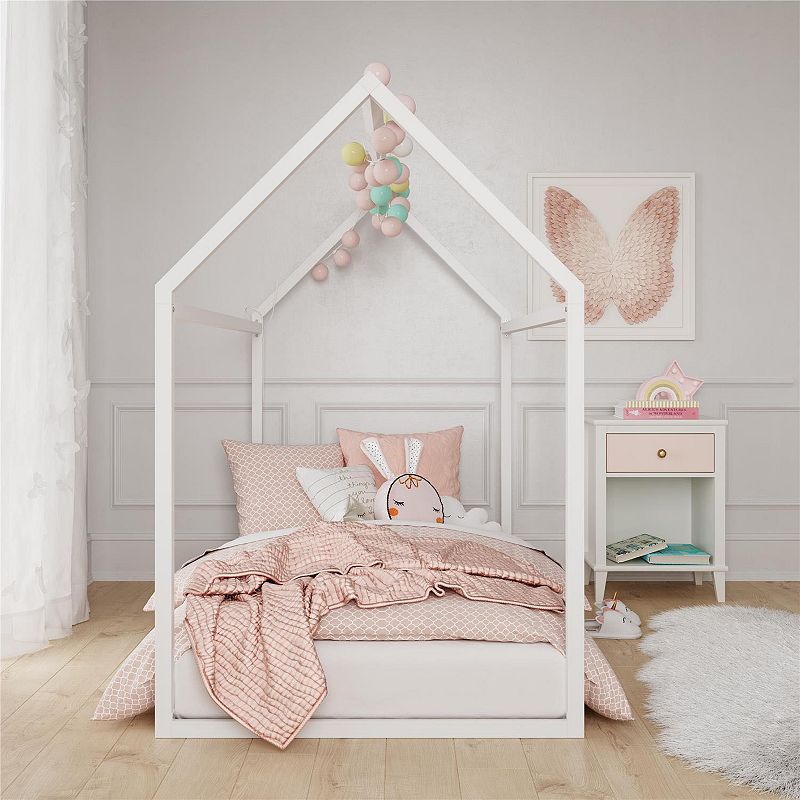 Little Seeds Skyler Metal House Twin Bed