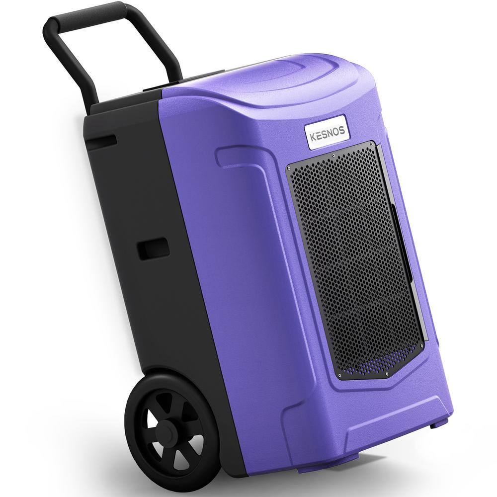 KESNOS 180-Pint Large Commercial Dehumidifier for Rooms or Basements up to 7000 sq. ft. With Pump Tank Purple HDCXPDGT701BC-1