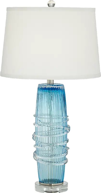 Artic Blue Table Lamp