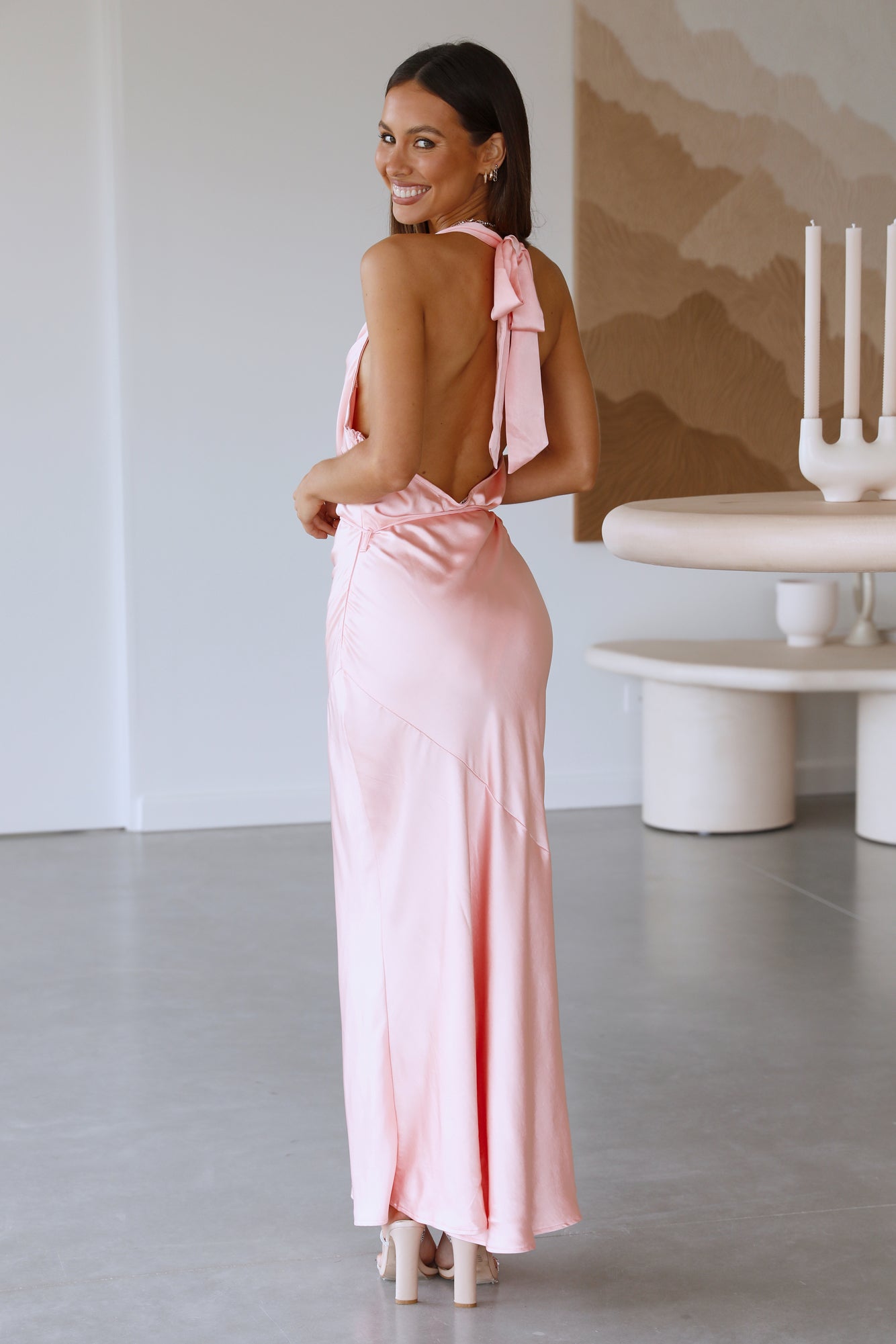 Storybook Ending Maxi Dress Light Pink