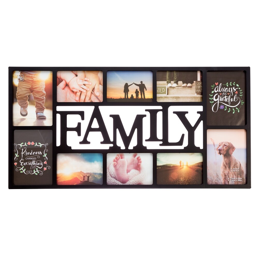 kieragrace KG Family Collage Frame   Black   15\