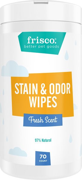 Frisco Stain and Odor Remover Wipes， 70 count