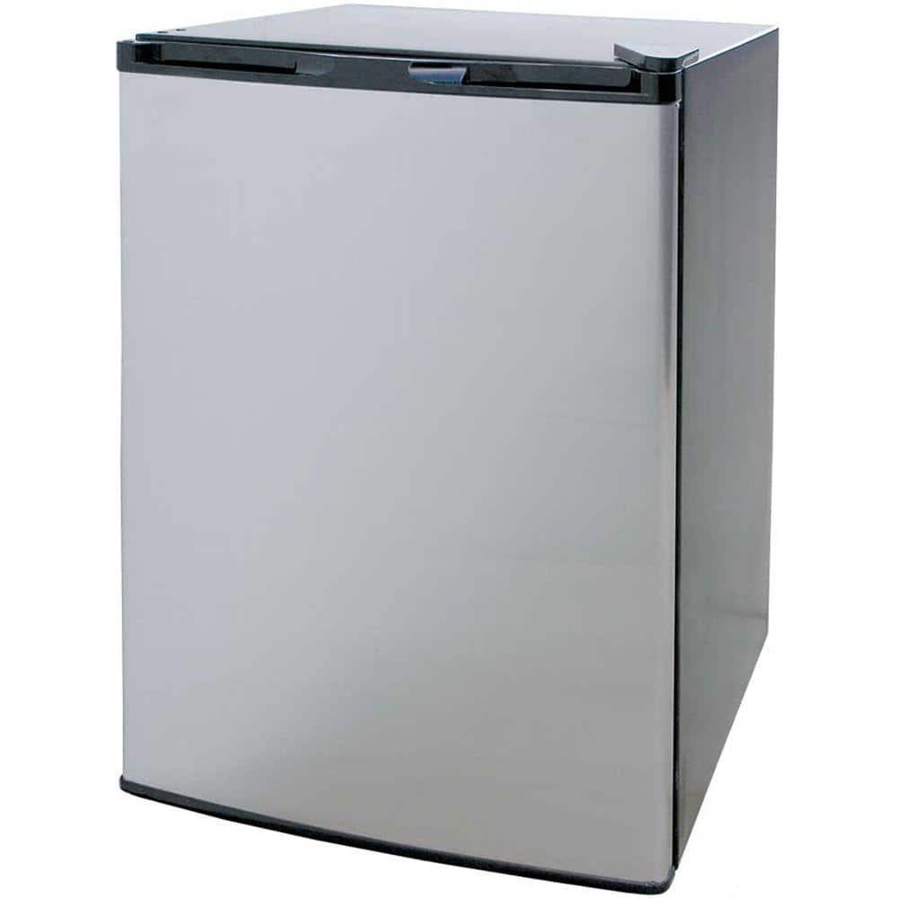 Cal Flame 46 cu ft Mini Fridge in Stainless Steel with Black Cabinet