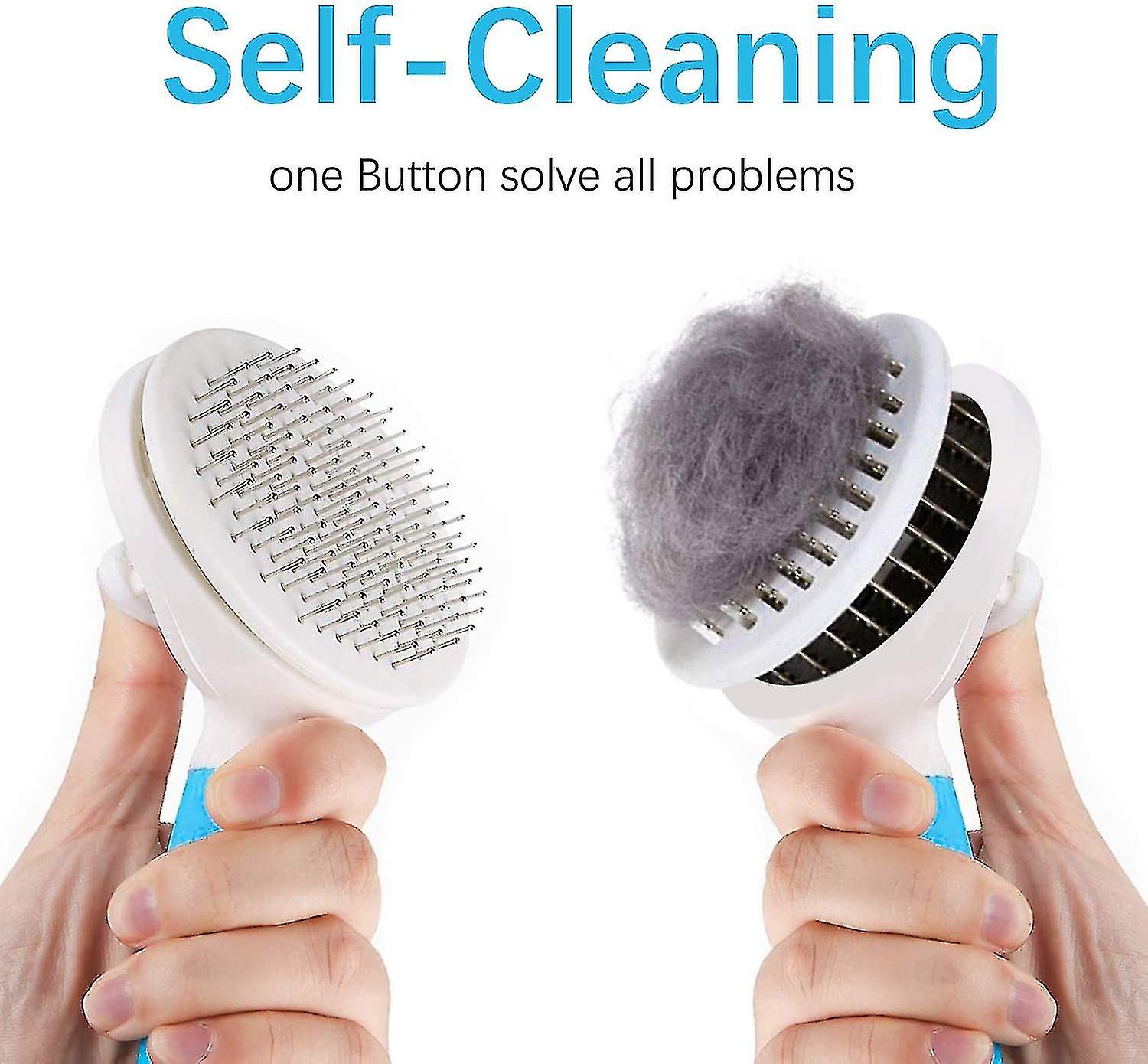 Cat Brush Self-cleaning Brush Removes Undercoat Dog Brush Cat Brush Short To Long Hair Sui