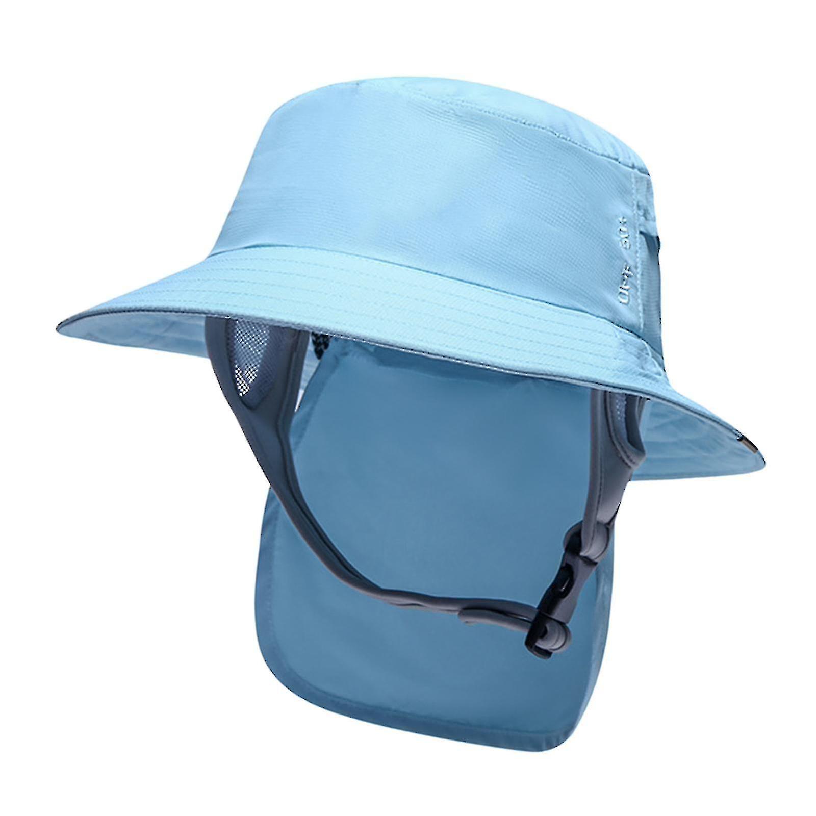 2023 New Lightweight Surf Bucket Hat Big Brim Neck Cover Visor Sun Protection Hat For Cycling Watersports Tourism Surfing Camping