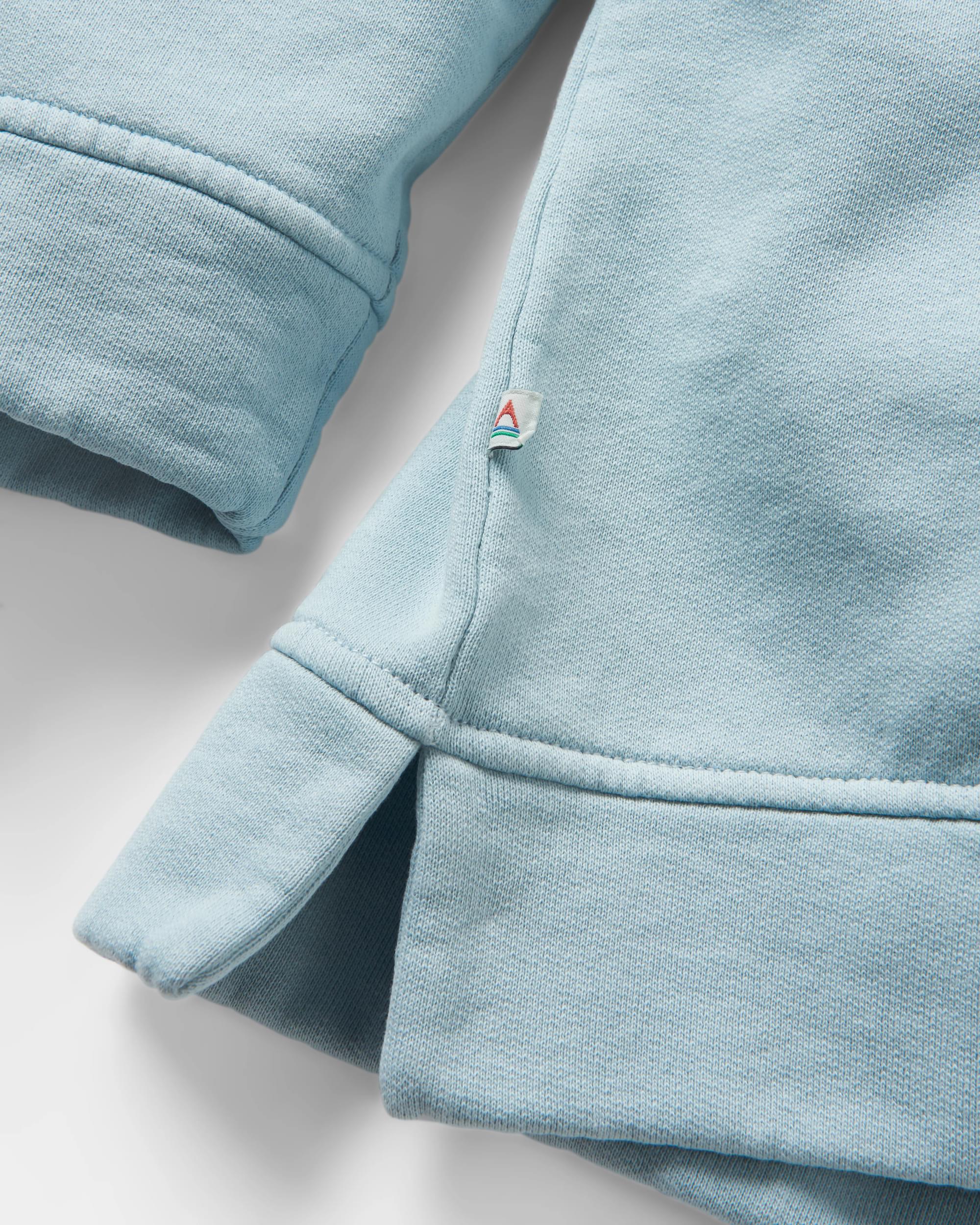 Outlook Recycled Cotton Hoodie - Blue Fog