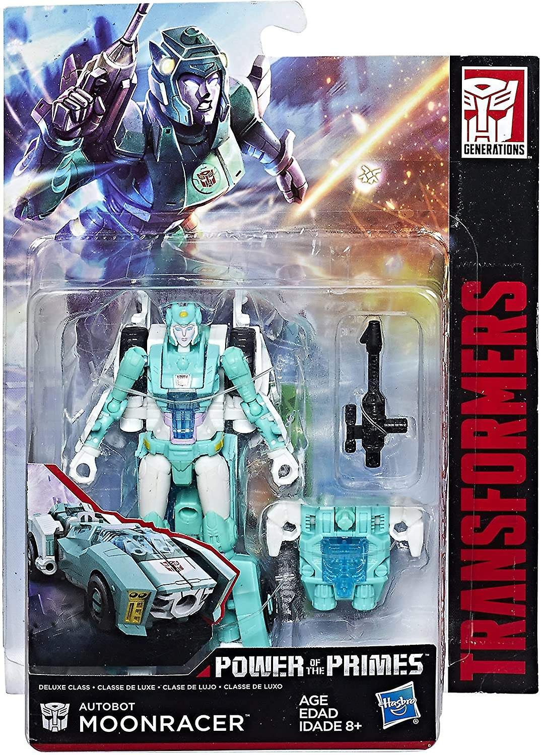 Transformers Power of the Primes Deluxe Class Autobot Moonracer Action Figure