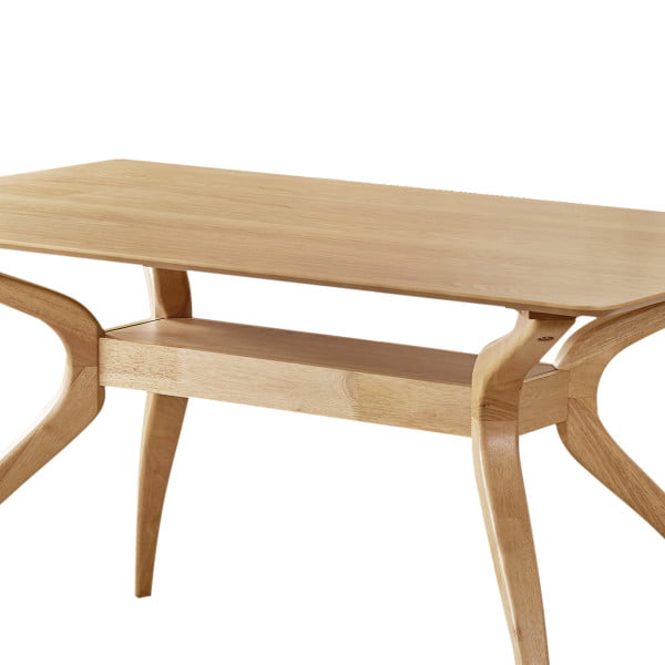 Bellamy Studios Nollman Dining Table, Natural Oak