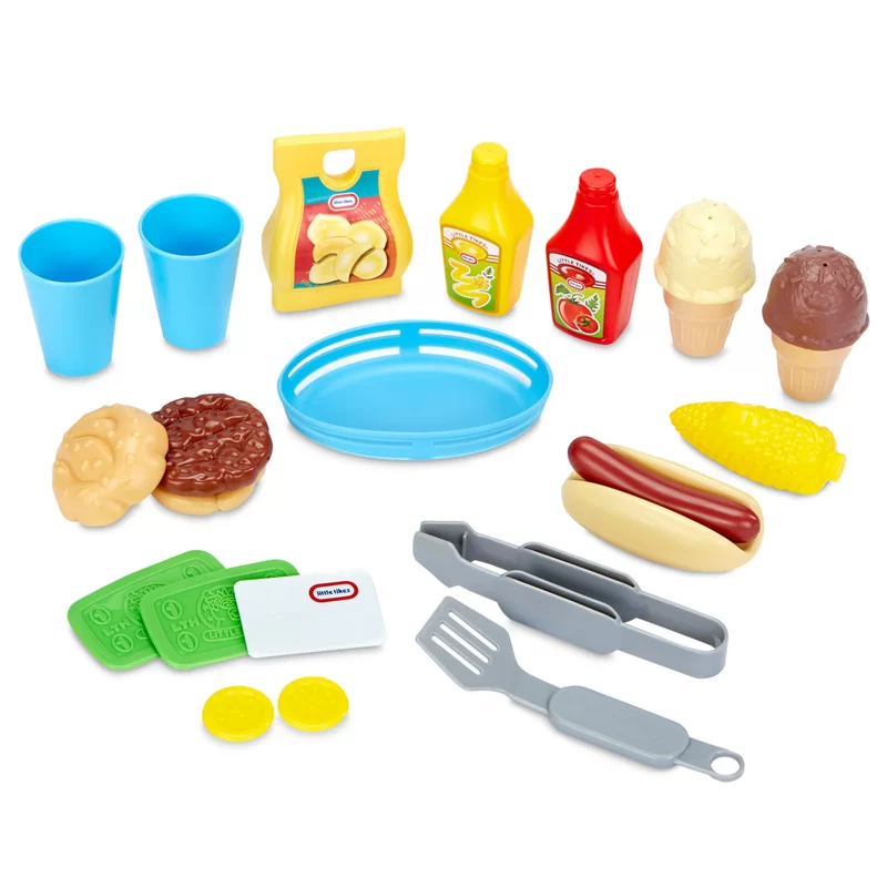 Little Tikes 650642M 2-in-1 Pretend Play Food Truck Kitchen - Refreshed