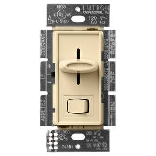 Lutron Skylark LED+ Dimmer Switch for Dimmable LED and Incandescent Bulbs 150W LEDSingle-Pole or 3-Way Ivory (SCL-153P-IV) SCL-153P-IV