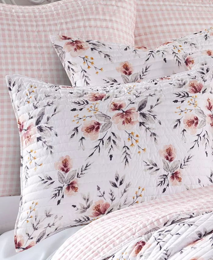 Levtex Adeline Floral Bouquet Reversible 2-Pc. Quilt Set， Twin