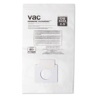 VAC KenmorePanasonic Type 5055C-5 Vacuum Bags (3-Pack) AA13470