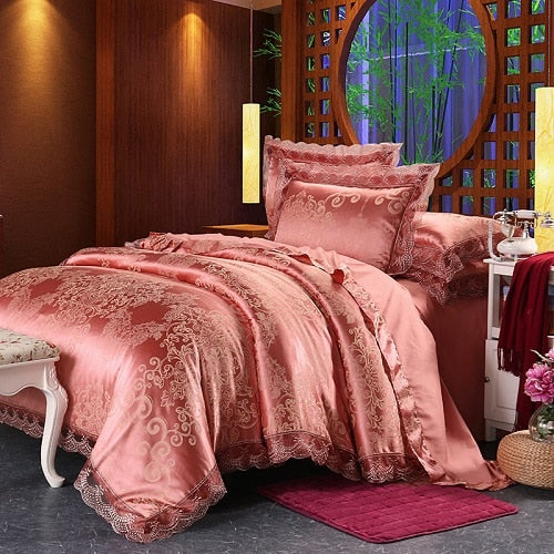 Adorna Cotton Satin Bed Set